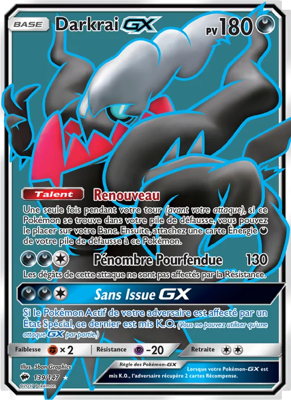 Darkrai GX – Ombres Ardentes 139