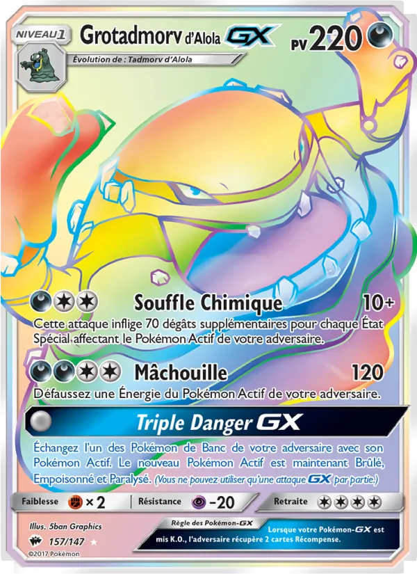 Grotadmorv d’Alola GX – Ombres Ardentes 157