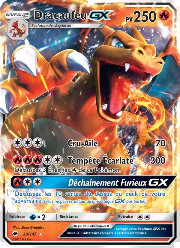 Dracaufeu GX – Ombres Ardentes 20