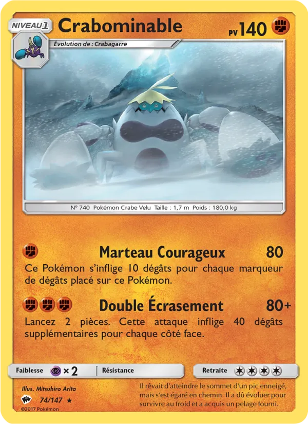 Crabominable – Ombres Ardentes 74