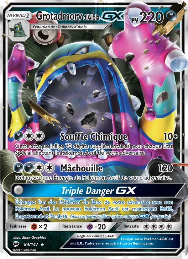 Grotadmorv d’Alola GX – Ombres Ardentes 84