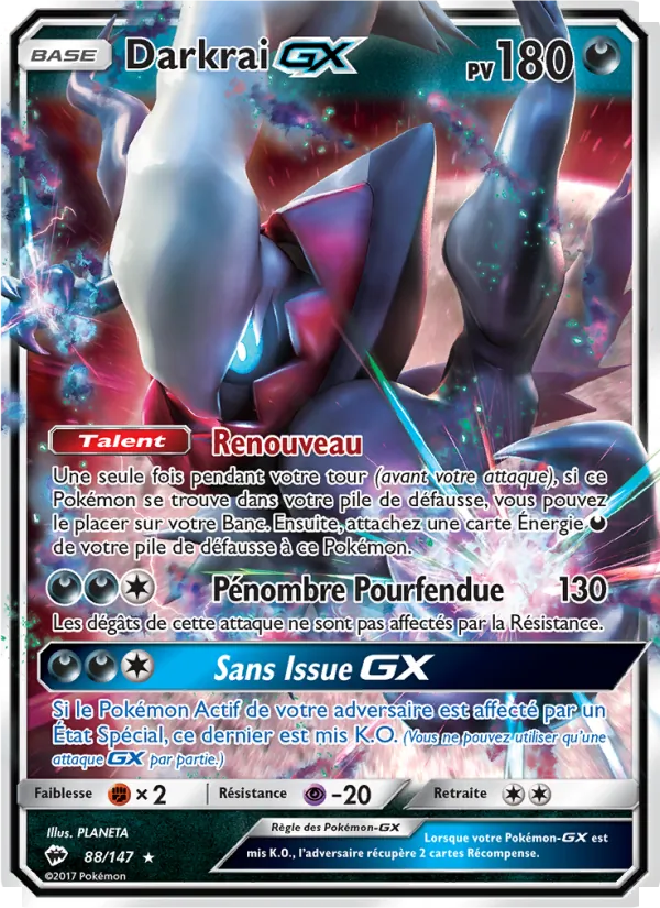 Darkrai GX – Ombres Ardentes 88