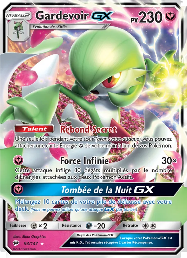 Gardevoir GX – Ombres Ardentes 93