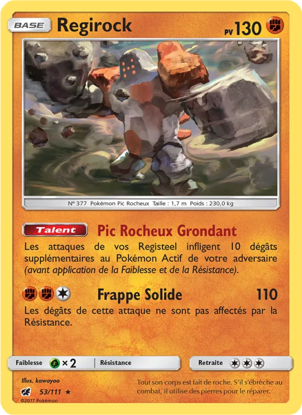Regirock – Invasion Carmin 53