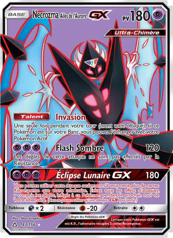 Necrozma Ailes de l’Aurore GX – Ultra-Prisme 143