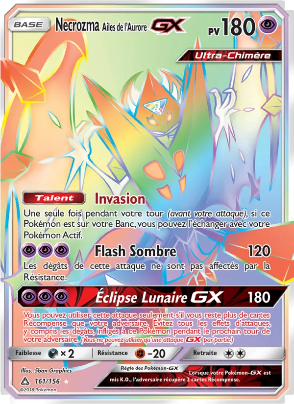 Necrozma Ailes de l’Aurore GX – Ultra-Prisme 161