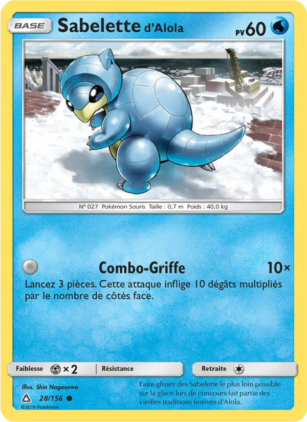 Sabelette d’Alola – Ultra-Prisme 28