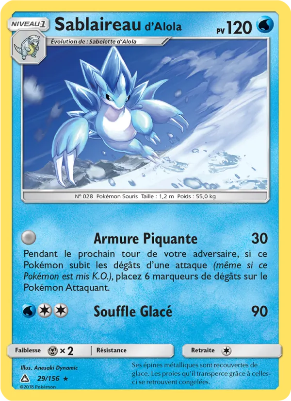 Sablaireau d’Alola – Ultra-Prisme 29