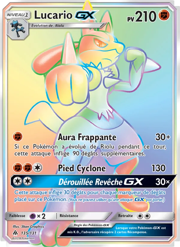 Lucario GX – Lumière Interdite 135