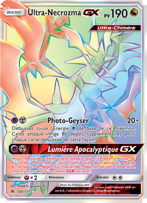 Ultra-Necrozma GX – Lumière Interdite 140