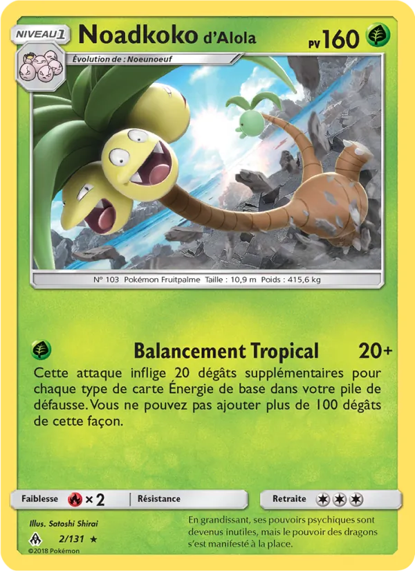 Noadkoko d’Alola – Lumière Interdite 2