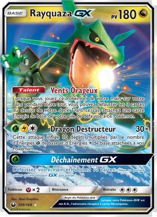 Rayquaza GX – Tempête Céleste 109