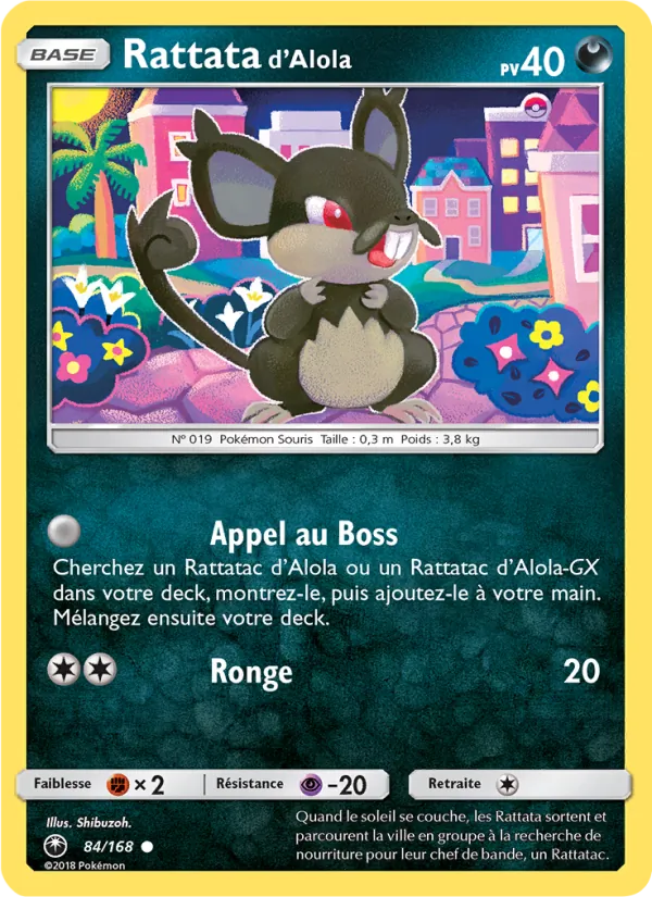 Rattata d’Alola – Tempête Céleste 84