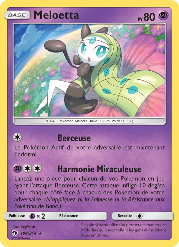 Meloetta – Tonnerre Perdu 104