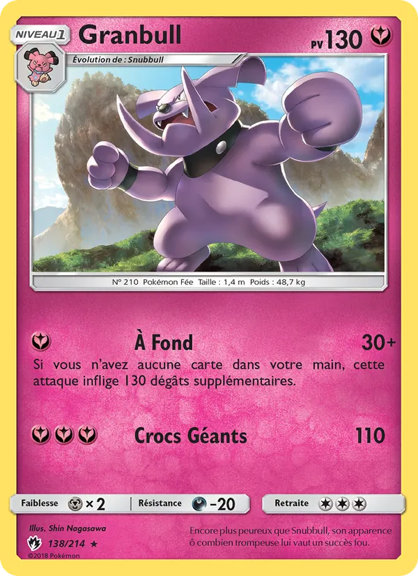 Granbull – Tonnerre Perdu 138