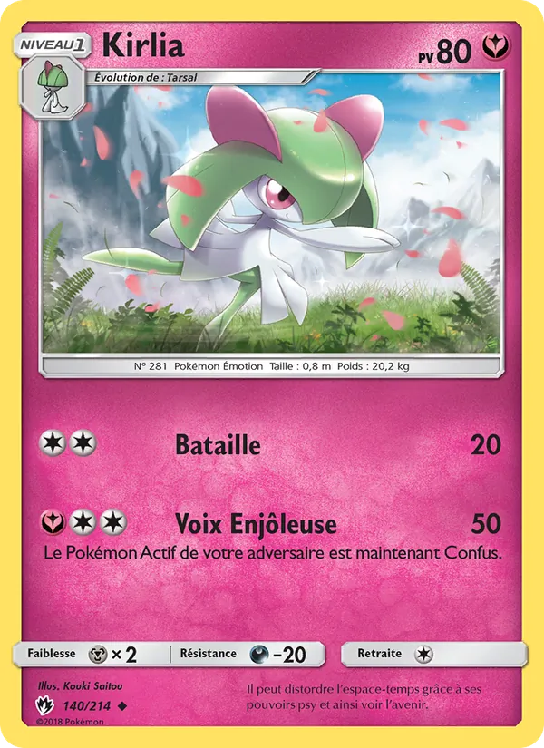 Kirlia – Tonnerre Perdu 140
