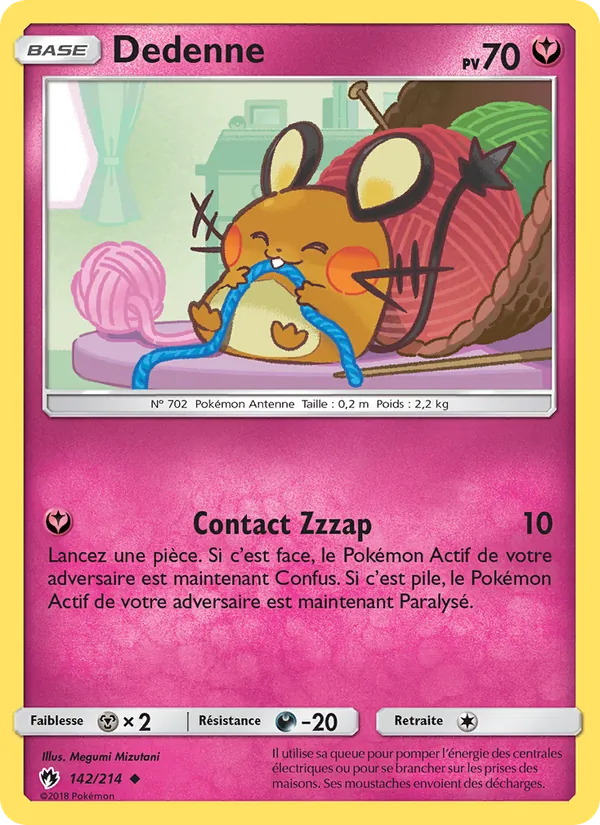 Dedenne – Tonnerre Perdu 142