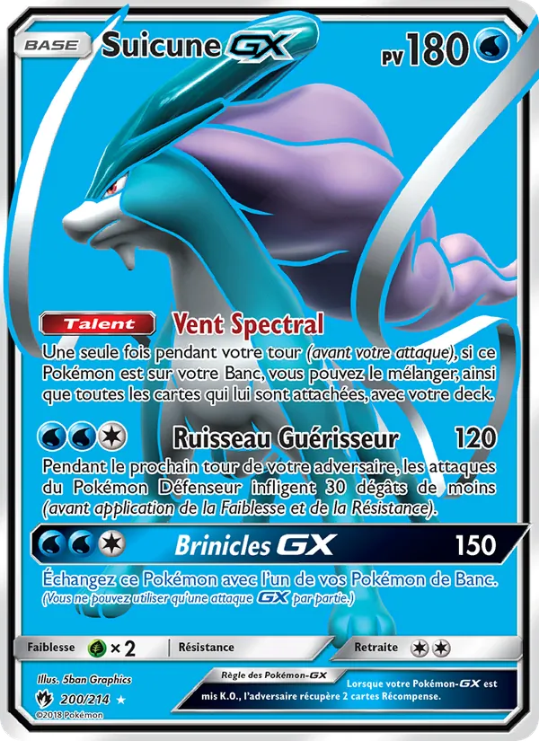 Suicune GX – Tonnerre Perdu 200