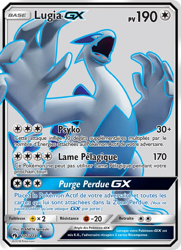 Lugia GX – Tonnerre Perdu 207