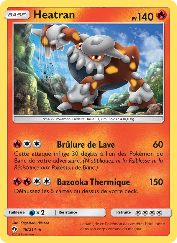 Heatran – Tonnerre Perdu 48