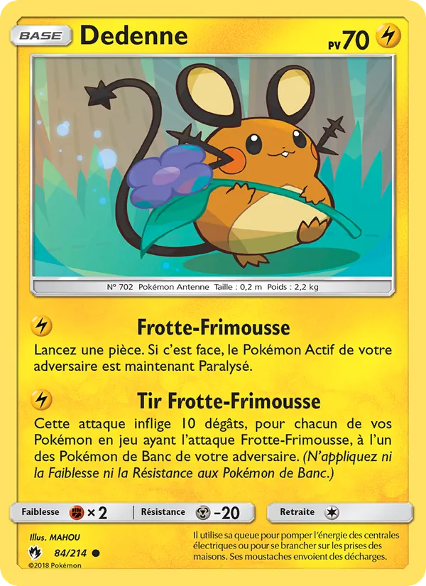 Dedenne – Tonnerre Perdu 84