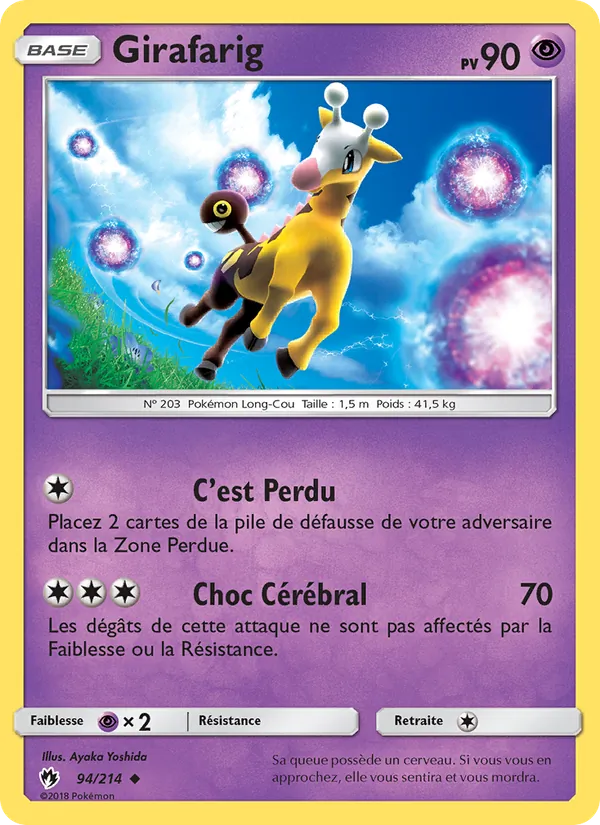 Girafarig – Tonnerre Perdu 94