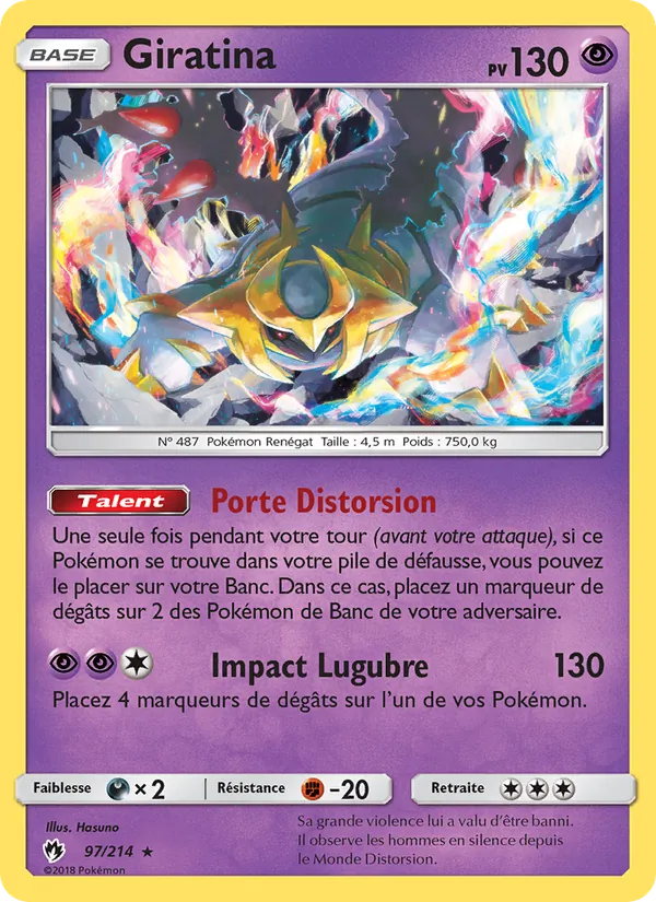 Giratina – Tonnerre Perdu 97