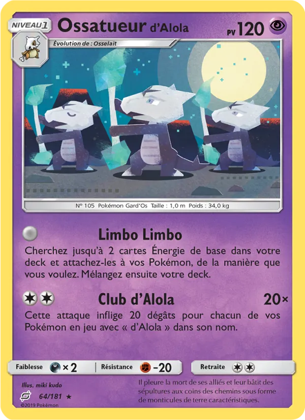 Ossatueur d’Alola – Duo de Choc 64