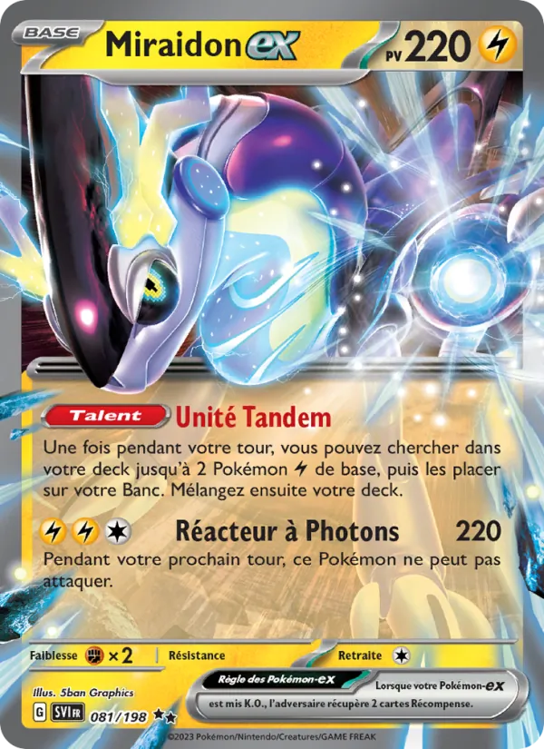 Miraidon-ex – Écarlate et Violet 81