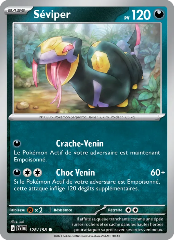 Séviper – Écarlate et Violet 128