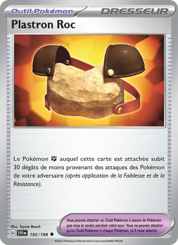 Plastron Roc – Écarlate et Violet 192