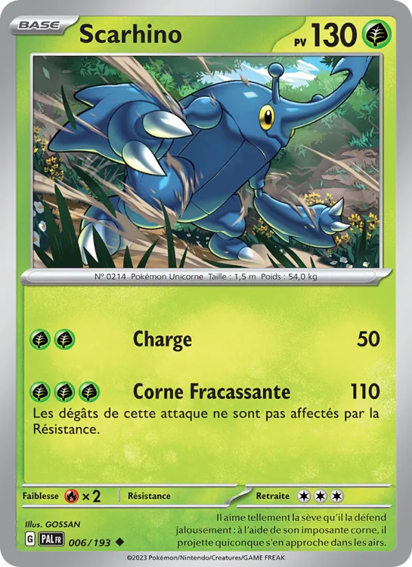 Scarhino – Évolutions à Paldea 6