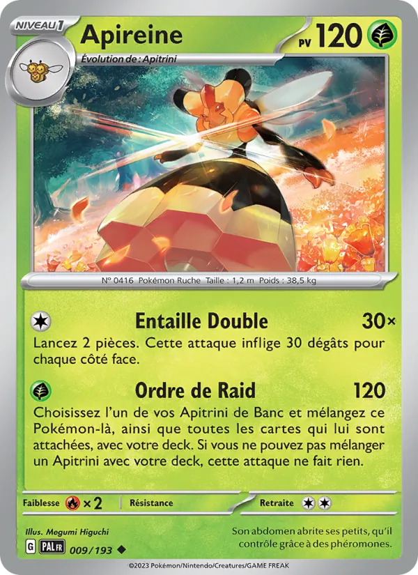 Apireine – Évolutions à Paldea 9