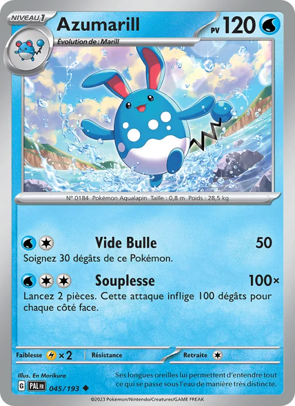 Azumarill – Évolutions à Paldea 45