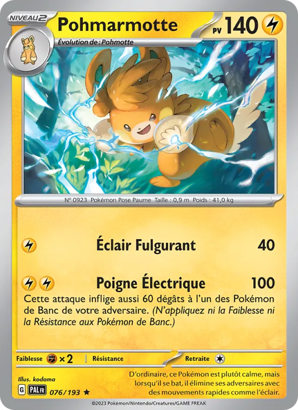 Pohmarmotte – Évolutions à Paldea 76