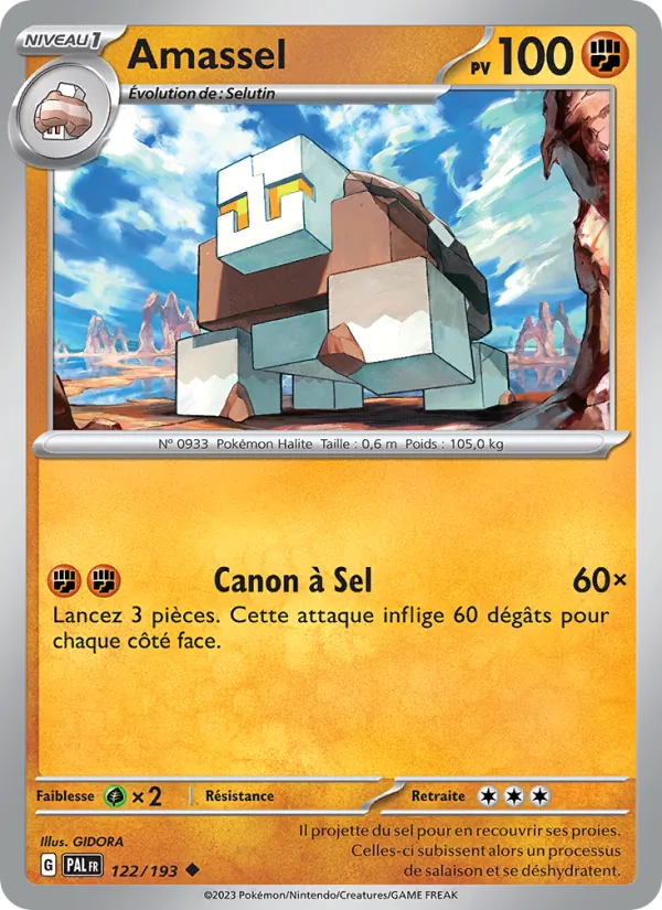 Amassel – Évolutions à Paldea 122