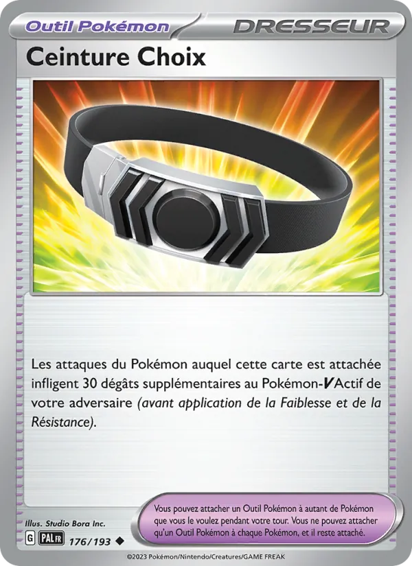 Ceinture Choix – Évolutions à Paldea 176
