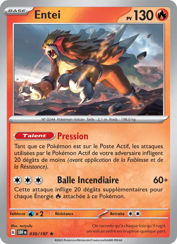 Entei – Flammes Obsidiennes 30