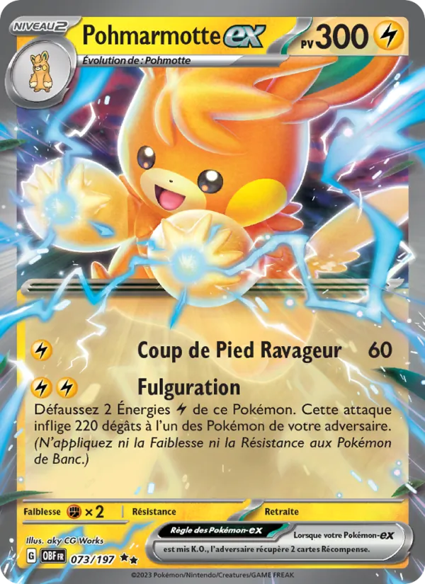 Pohmarmotte-ex – Flammes Obsidiennes 73