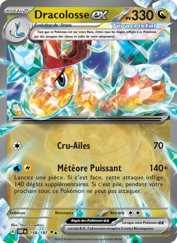 Dracolosse-ex – Flammes Obsidiennes 159
