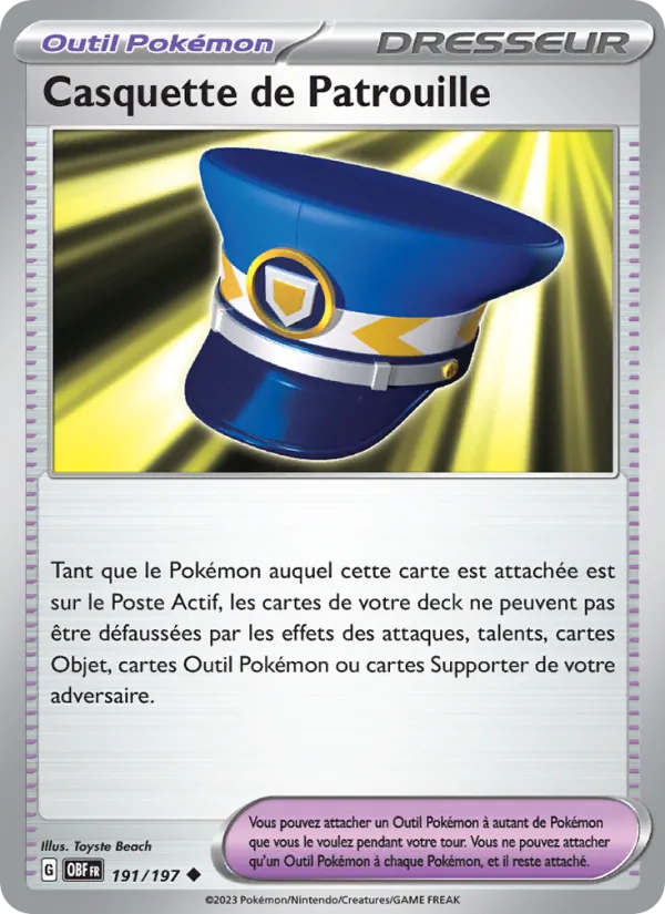 Casquette de Patrouille – Flammes Obsidiennes 191