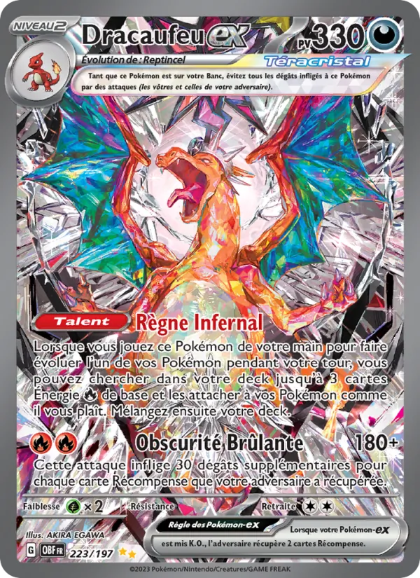 Dracaufeu-ex – Flammes Obsidiennes 223
