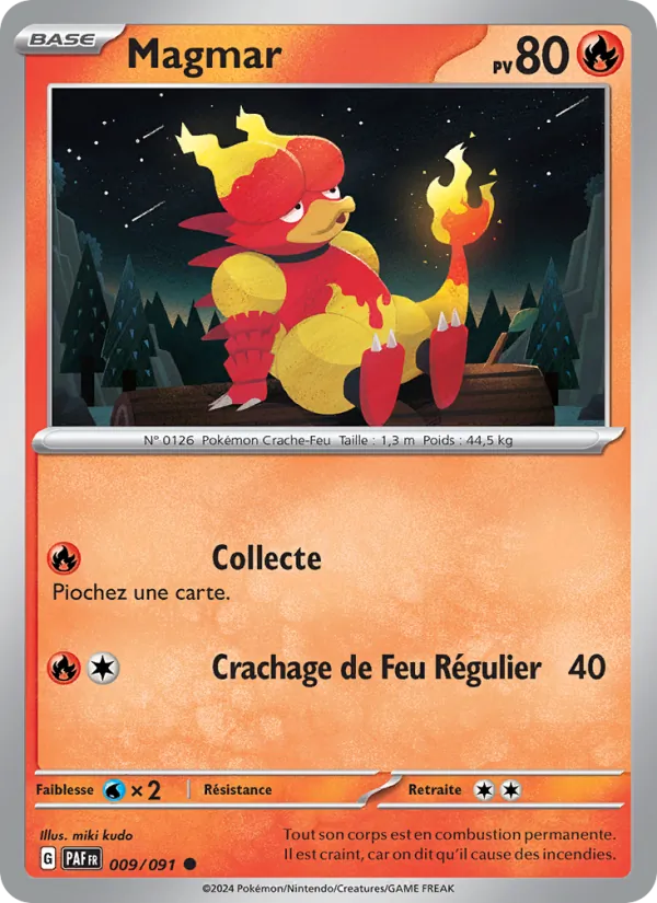 Magmar – Destinées de Paldea 9