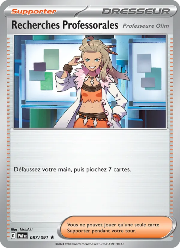 Recherches Professorales – Destinées de Paldea 87