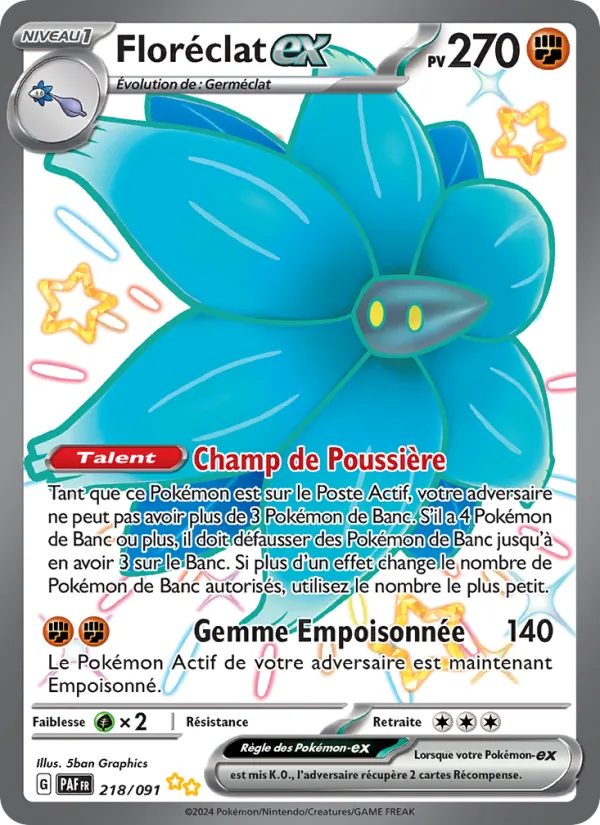 Floréclat-ex – Destinées de Paldea 218