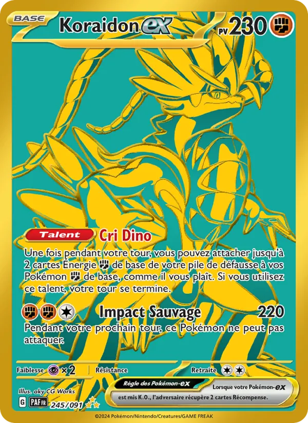 Koraidon-ex – Destinées de Paldea 245