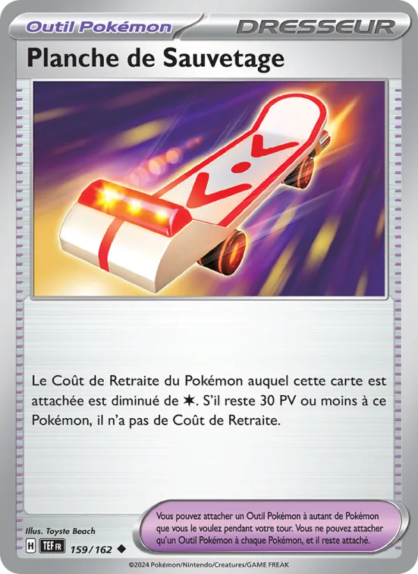 Planche de Sauvetage – Forces Temporelles 159