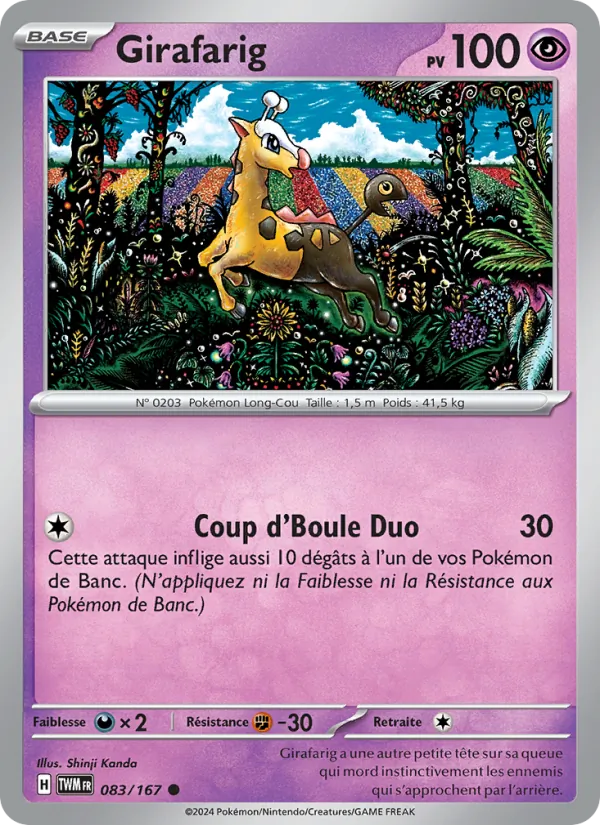 Girafarig – Mascarade Crépusculaire 83