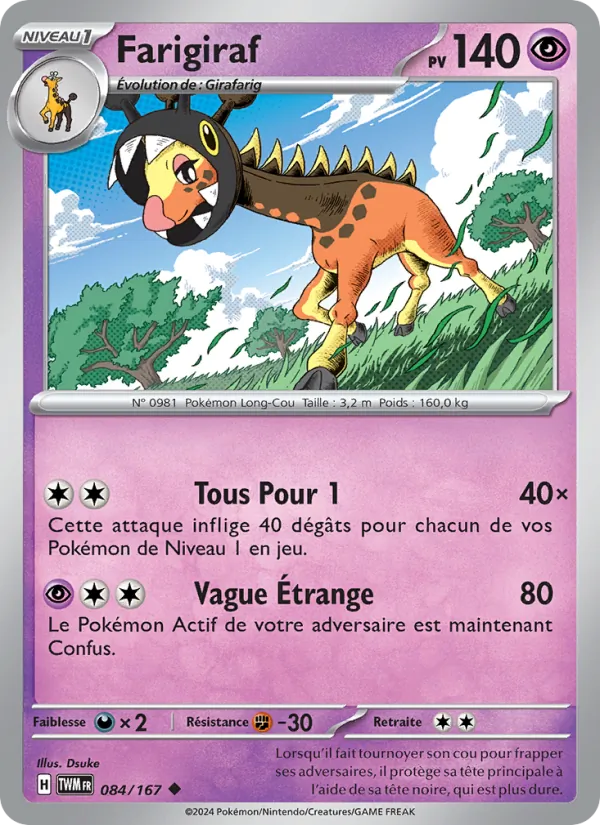 Farigiraf – Mascarade Crépusculaire 84