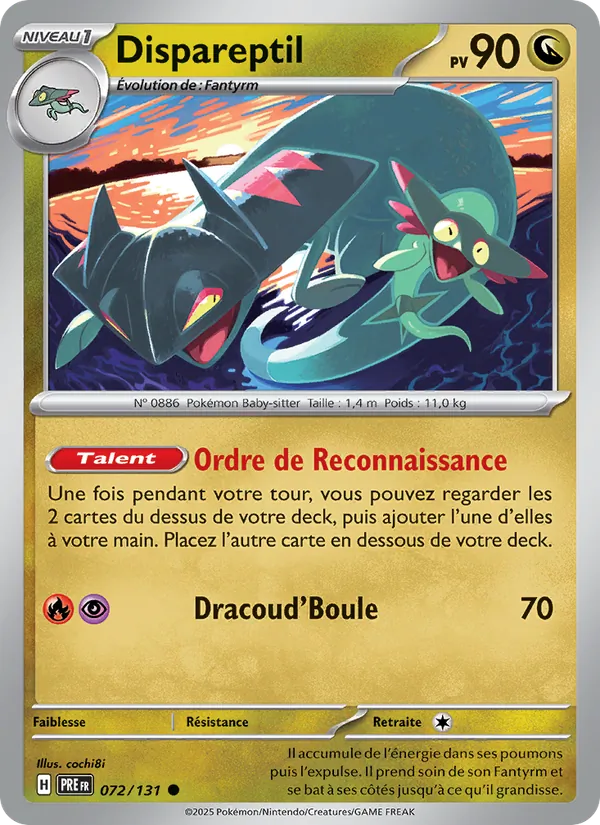 Dispareptil – Évolutions Prismatiques 72